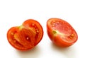 Tomato cut on two parts Royalty Free Stock Photo