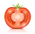 Tomato cuted half-in-half