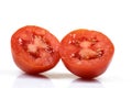 Tomato disection Royalty Free Stock Photo
