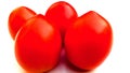 Red tomato side portionv close up Royalty Free Stock Photo