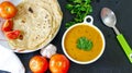 Tomato garlic kurma or tomato garlic chutney, gravy