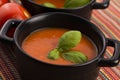 Tomato gazpacho soup, Spanish cuisine Royalty Free Stock Photo