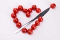 Tomato heart shape Royalty Free Stock Photo