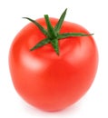 Tomato isolated. Tomato with clipping path. Full depth of field