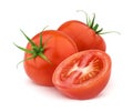 Tomato isolated on white background with clipping path Royalty Free Stock Photo