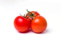 Tomato in isolated white background Royalty Free Stock Photo