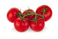 Tomatos isolated on white background Royalty Free Stock Photo