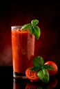 Tomato Juice- Bloody Mary Cocktail Royalty Free Stock Photo