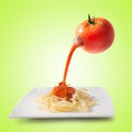 Tomato juice concept Royalty Free Stock Photo