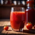 Tomato juice fresh squeezed tomato fruit vegetable drink, think smoothie nectar