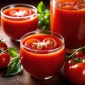 Tomato juice fresh squeezed tomato fruit vegetable drink, think smoothie nectar