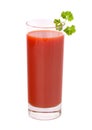 Tomato juice glass Royalty Free Stock Photo