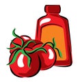 Tomato and ketchup