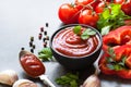 Tomato ketchup sauce Royalty Free Stock Photo