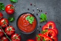 Tomato ketchup sauce Royalty Free Stock Photo