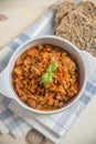 Tomato lentil soup Royalty Free Stock Photo
