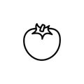 Tomato line icon vector design