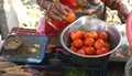 Tomato Market in Rajasthan Royalty Free Stock Photo