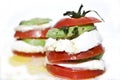 Tomato mozzarella salad with avocado