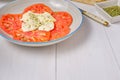 Tomato and mozzarella salad