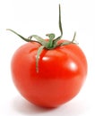 Tomato over white