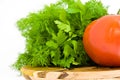 Tomato with parsley