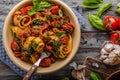 Tomato pasta basil