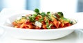 Tomato pasta Royalty Free Stock Photo