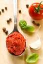 Tomato paste and spices