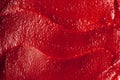 Tomato paste texture close-up Royalty Free Stock Photo