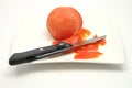 Tomato peeling Royalty Free Stock Photo