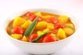 Tomato and potato curry dish Royalty Free Stock Photo