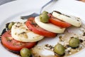 Tomato Provolone Salad Royalty Free Stock Photo