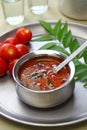 Tomato rasam, kerala style tomato soup Royalty Free Stock Photo