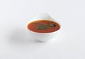 Tomato Rasam South Indian Vegetarian Semi-liquid Dish in a Bowl Royalty Free Stock Photo