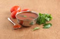 Tomato Rasam South Indian Vegetarian Semi-liquid Dish Royalty Free Stock Photo