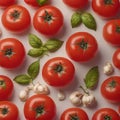 tomato, red ripe tomatoes, tomatoes - fresh vegetables, image on isolated background Royalty Free Stock Photo