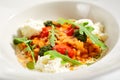 Tomato risotto close up Royalty Free Stock Photo