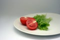 Tomato and salad