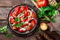 Tomato salad Royalty Free Stock Photo