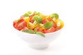 tomato salad bowl Royalty Free Stock Photo