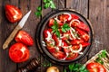 Tomato salad Royalty Free Stock Photo