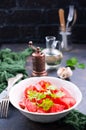 Tomato salad Royalty Free Stock Photo