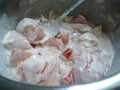 Tomato salad with mayonnaise. Royalty Free Stock Photo