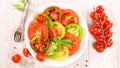 Tomato salad slices