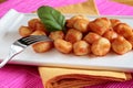 Tomato sauce gnocchi Royalty Free Stock Photo