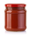 Tomato sauce jar Royalty Free Stock Photo