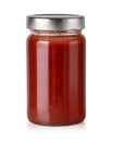 Tomato sauce jar Royalty Free Stock Photo