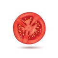 Tomato sliced. Vegetable farm fresh bio vegan food