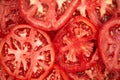 Tomato slices background Royalty Free Stock Photo